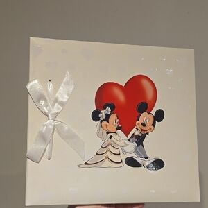 Vintage Disney Minnie & Mickey Mouse Wedding Album Disneyland resort Paris